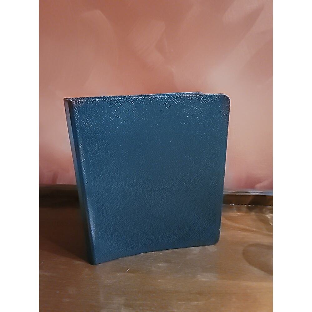 Vintage Black Norwood 3 Ring Binder. Rings Open And Close Well